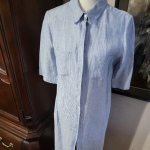 Linen Chico's Chambray Shirt